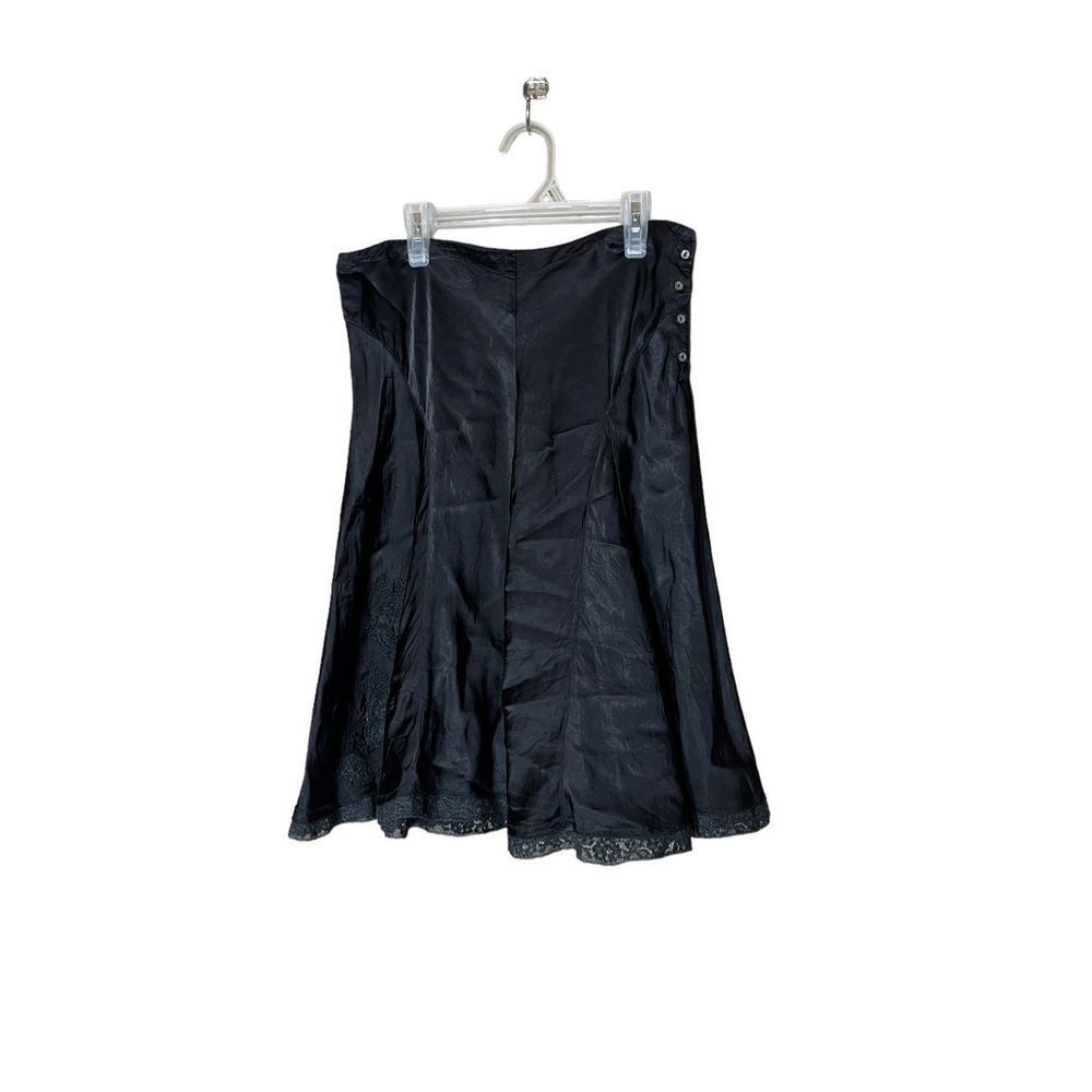 Burning Torch Anthropologie Black Midi‎ Skirt Size Small